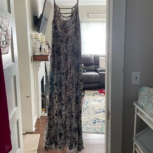 band of gypsies floral maxi dress